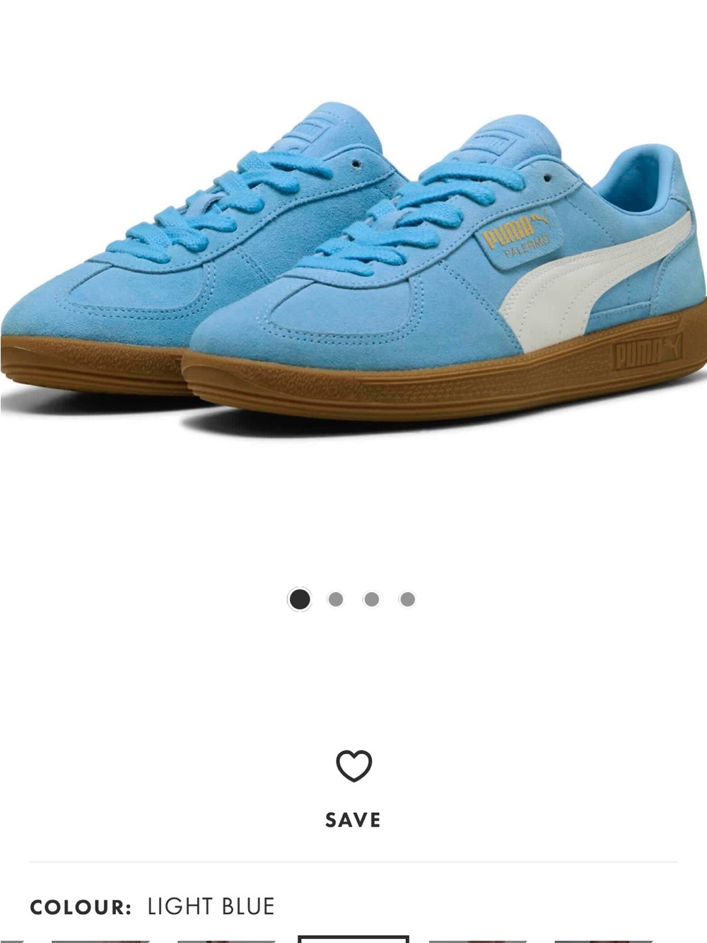 Puma Palermo - team light blue/puma white